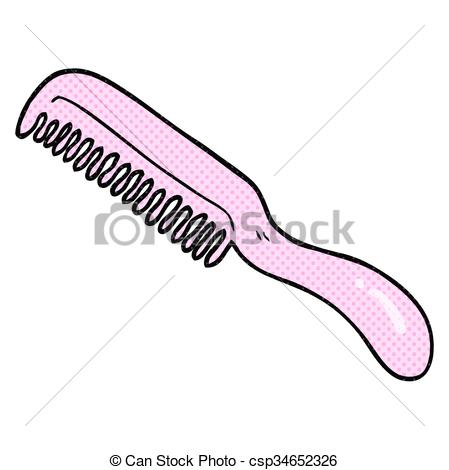 449x470 Freehand Drawn Cartoon Comb Vector Illustration