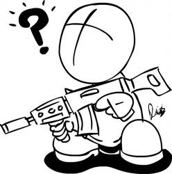 248x250 digital drawings on madness combatants