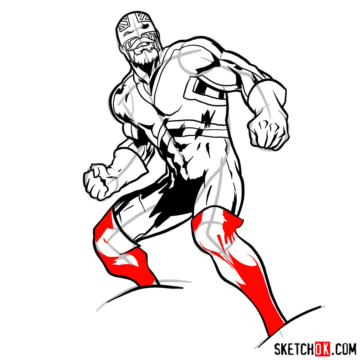 1200x1200 how to draw captain britain from marvel comics