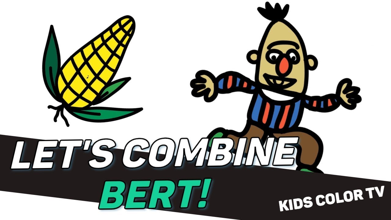 1280x720 drawing bert video for kids what if a bert combine with a corn