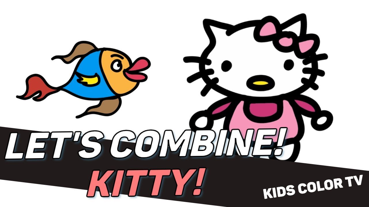 1280x720 drawing kitty for kids what if a kitty combine with a fish