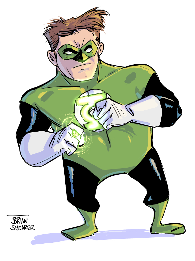800x1067 Green Lantern Drawing
