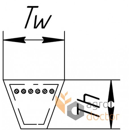 458x458 narrow fan belt fortschritt