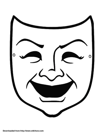 340x432 How To Make A Tragedy And Comedy Mask Out Of Paper Steps