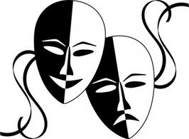 266x195 Masks Clipart