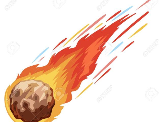 640x480 Comet Clipart