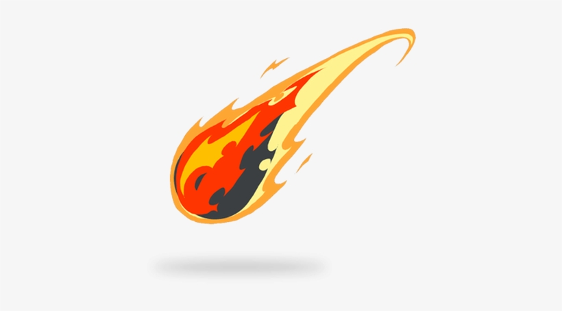 820x454 Comet Tail Drawing Fire Png Transparent