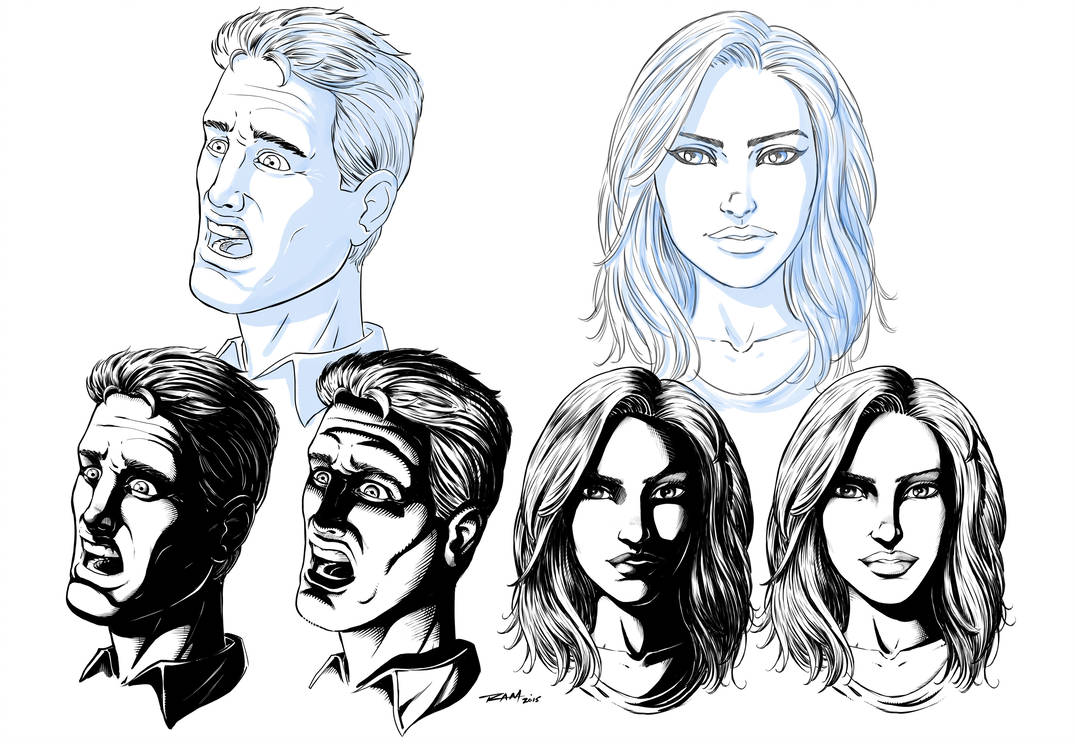 1075x744 How To Apply Shadows To Comic Book Faces