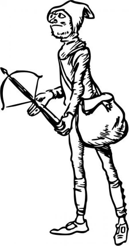 450x855 Comic Character Clipart