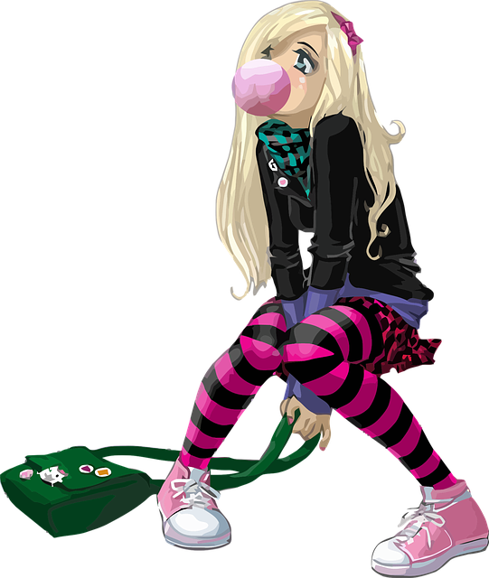 541x640 Free Photo Girl Comic Characters Draw Cute