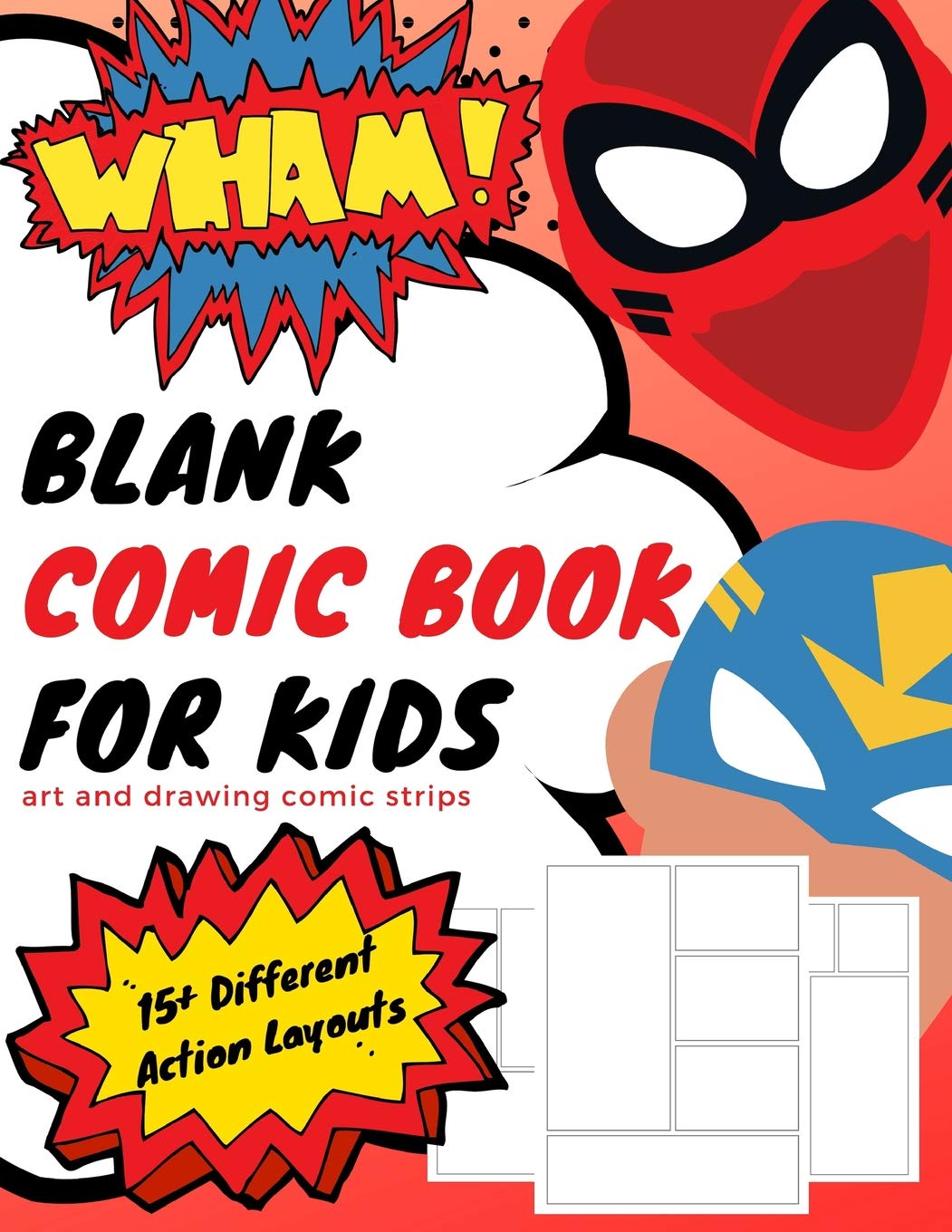 1051x1360 Blank Comic Book For Kids Art And Drawing Comic