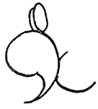 200x222 How To Draw Comic Cartoon Man From Commas With Easy Drawing Lesson