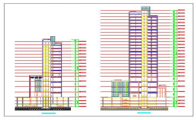 650x400 International Plaza Phase Ii Section Design Drawing Of Commercial