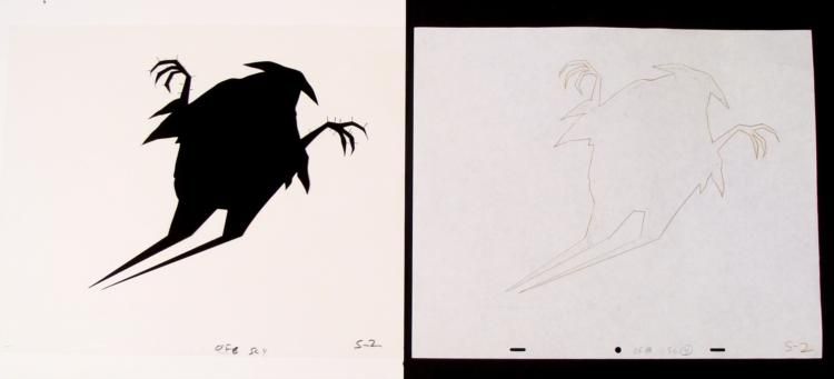 750x341 raid ant commercial original cel and production drawing