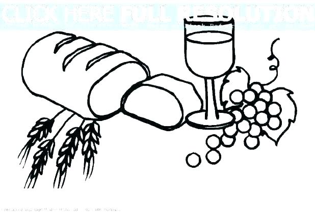 618x417 Free Printable First Communion Coloring Pages