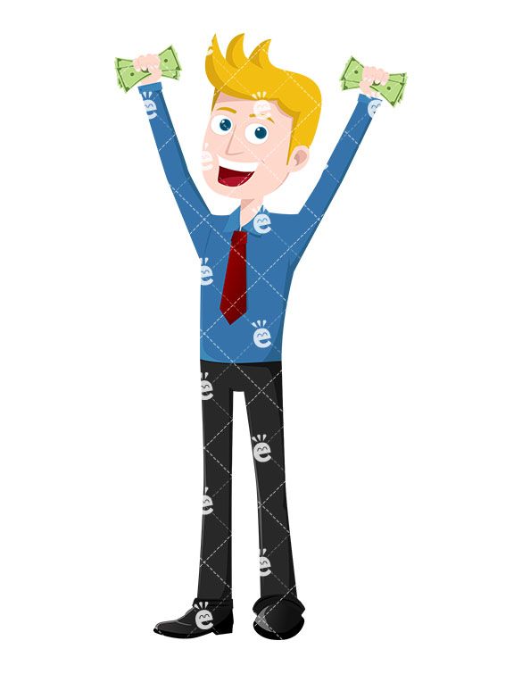 585x755 a man holding stacks of money in hist fists