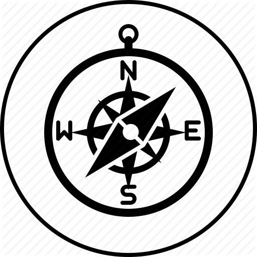 512x512 Collection Of Free Compass Drawing Travel Download On Ui Ex