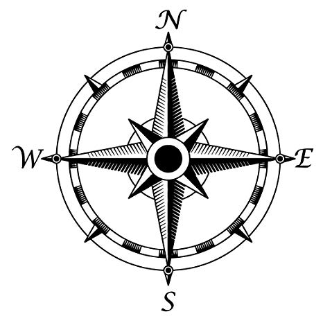466x466 Huge Collection Of 'nautical Compass Drawing' Download More Than