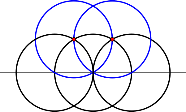 601x362 Geometric Art Project Seven Circle Flower Design