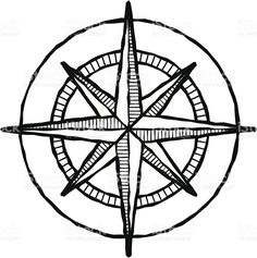 236x237 Compass Line Art