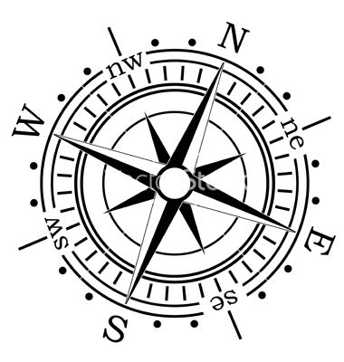 380x400 Compass Vector Invitescardsfontsdesign Compass Vector