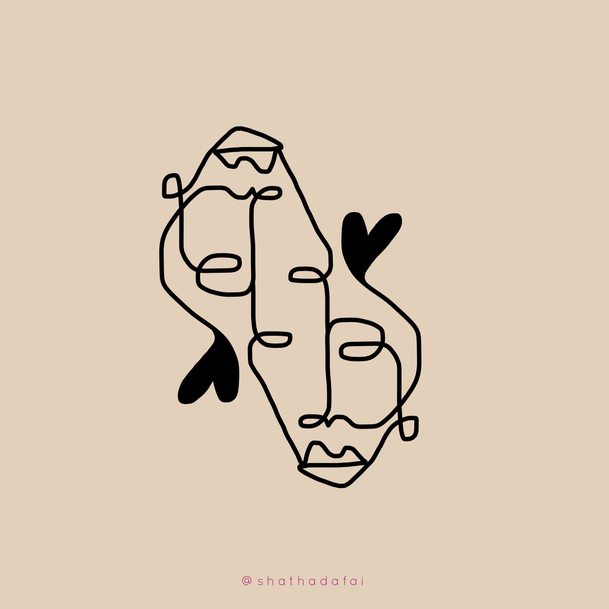 2048x2048 One Line Art