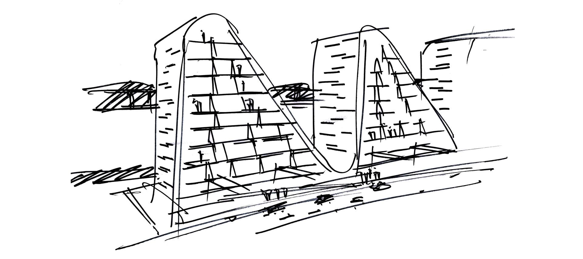 1920x852 the wave a sculptural housing complex