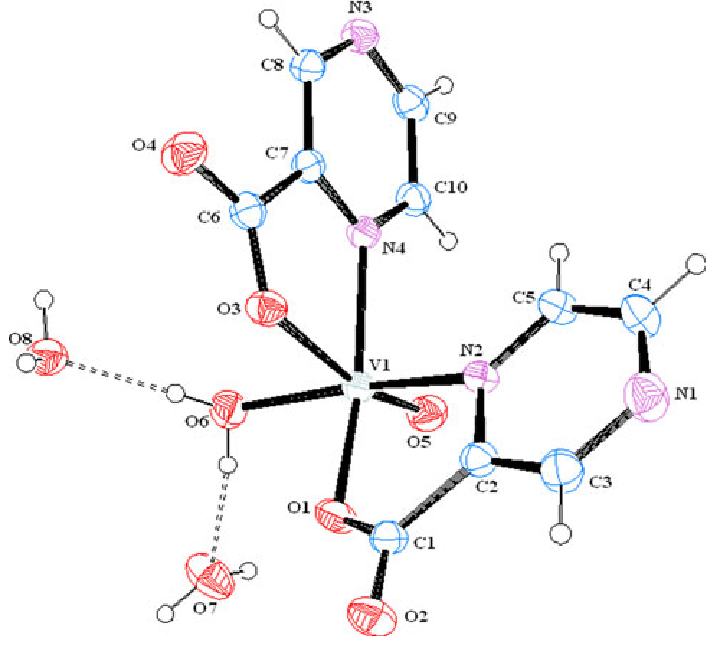 714x657 asymmetric unit with atom labeling scheme of title compound ortep