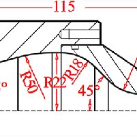 201x201 Drawing Of A Flow Contraction Component Download Scientific Diagram