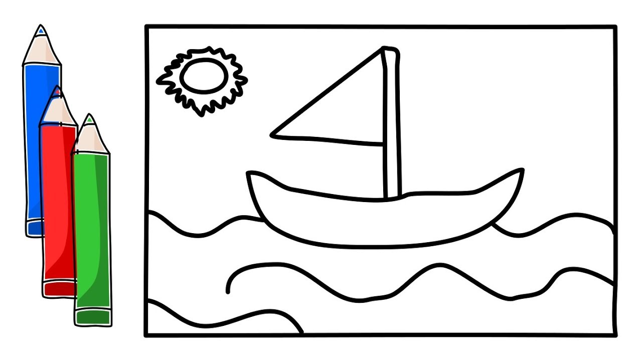 1280x720 How To Drawing And Coloring A Composite Flower Sand Clock