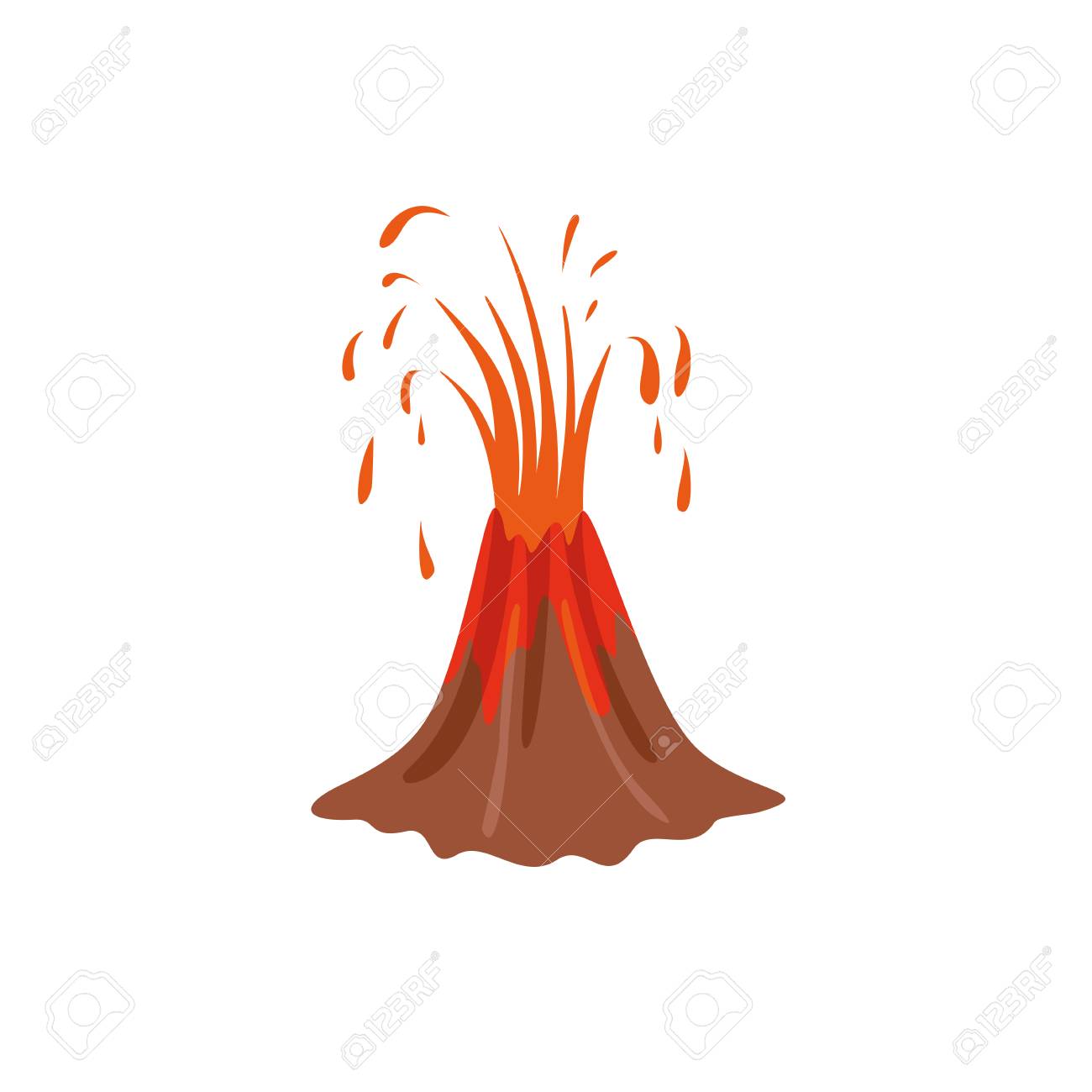 1300x1300 Collection Of Free Volcano Clipart Hot Object Amusement Clipart