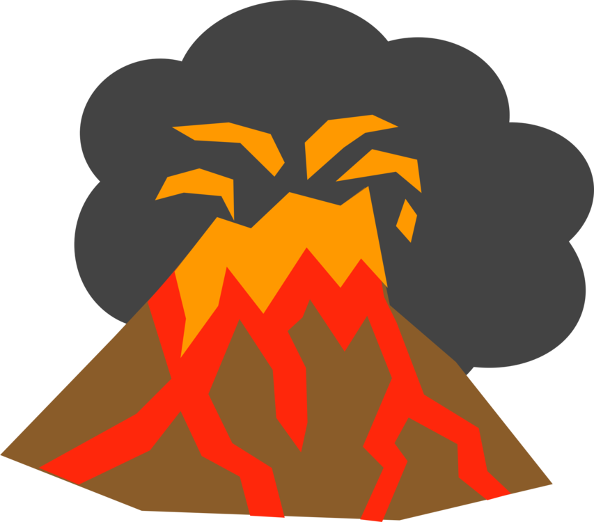 853x750 collection of free volcano vector eruption download on ui ex