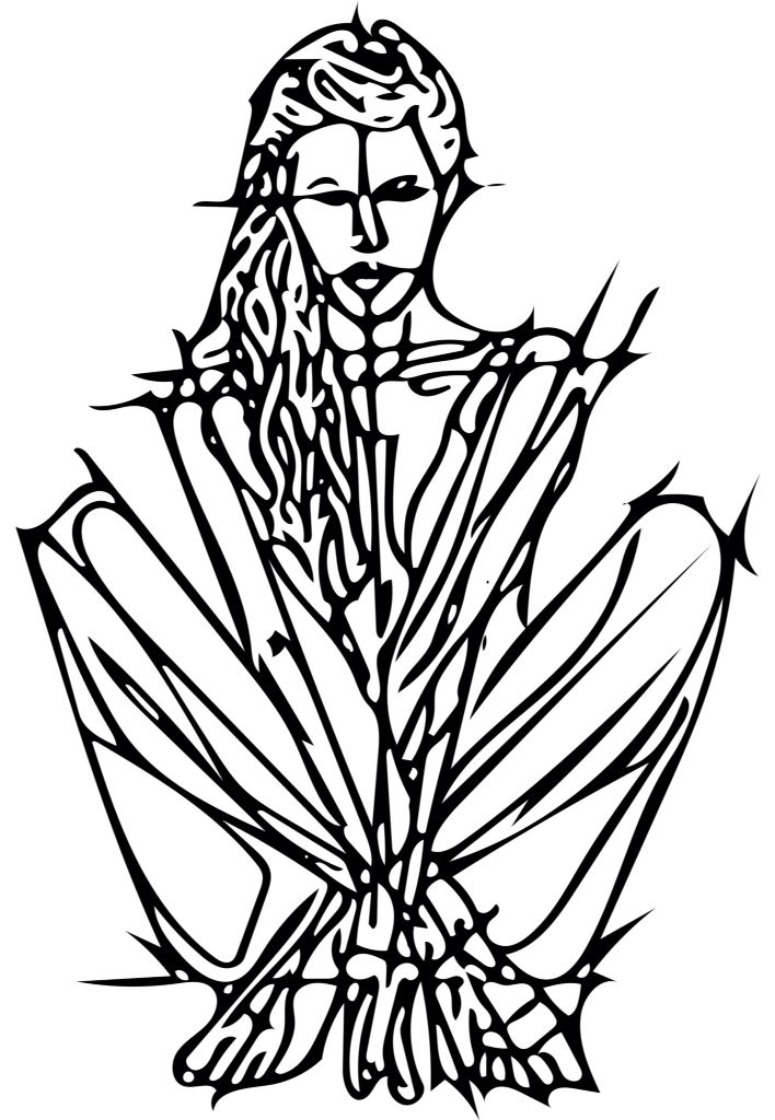 708x1024 figure study for batik composition kevin houchin