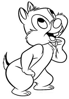 236x340 Disney Chip And Dale Coloring Pages Printable To See It Full