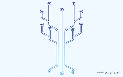 416x260 Technology Tree Computer Chip Illustration