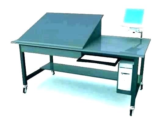 550x412 Computer Desk With Drafting Table Mediakecoh Site