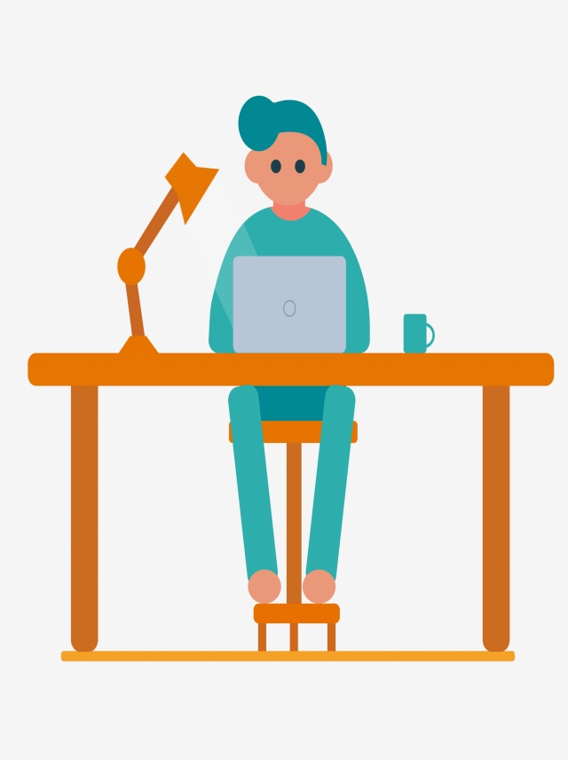 640x856 Boy Learning To Do Hand Drawing, Boy Office, Learn, Work Hard Png