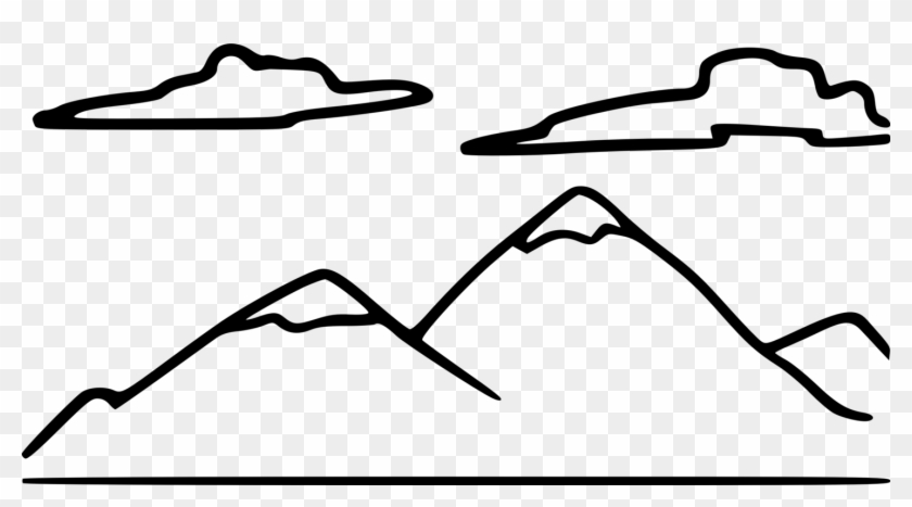 840x467 Drawing Mountain Black And White Diagram Computer