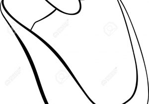 300x210 Sketch Of A Computer Mouse Illustration Of Technical Render Sketch