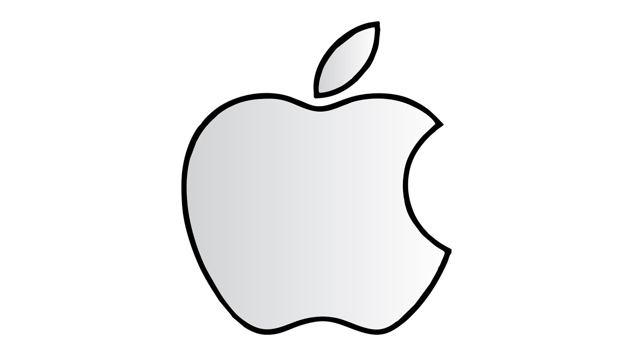 1280x720 How To Draw The Apple Logo