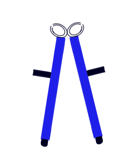 453x588 Crutches Animated And Computer Drawings Computer Drawing