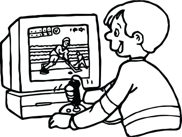 618x464 Computer Hardware Engineer Coloring Pages For Kids Free Unicorn