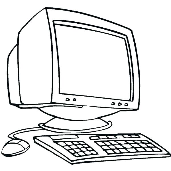 600x600 Computer Coloring Computer Coloring Pages How To Draw