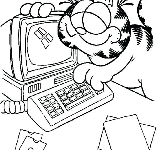 536x510 Coloring Pages Computer Coloring Pages Parts Keyboard
