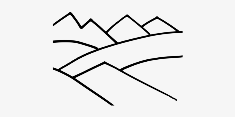 820x408 Drawing Line Art Mountain Computer Icons Silhouette