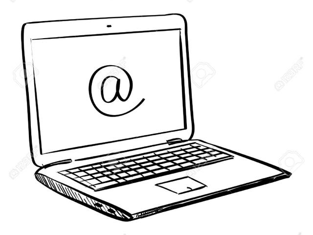 640x480 Drawn Laptop Line Drawing