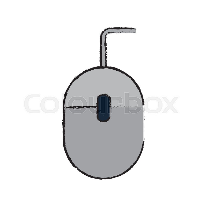 800x800 Drawing Mouse Computer Device Office Stock Vector Colourbox