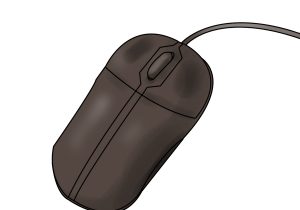 300x210 sketch of a computer mouse computer mouse vector drawing stock