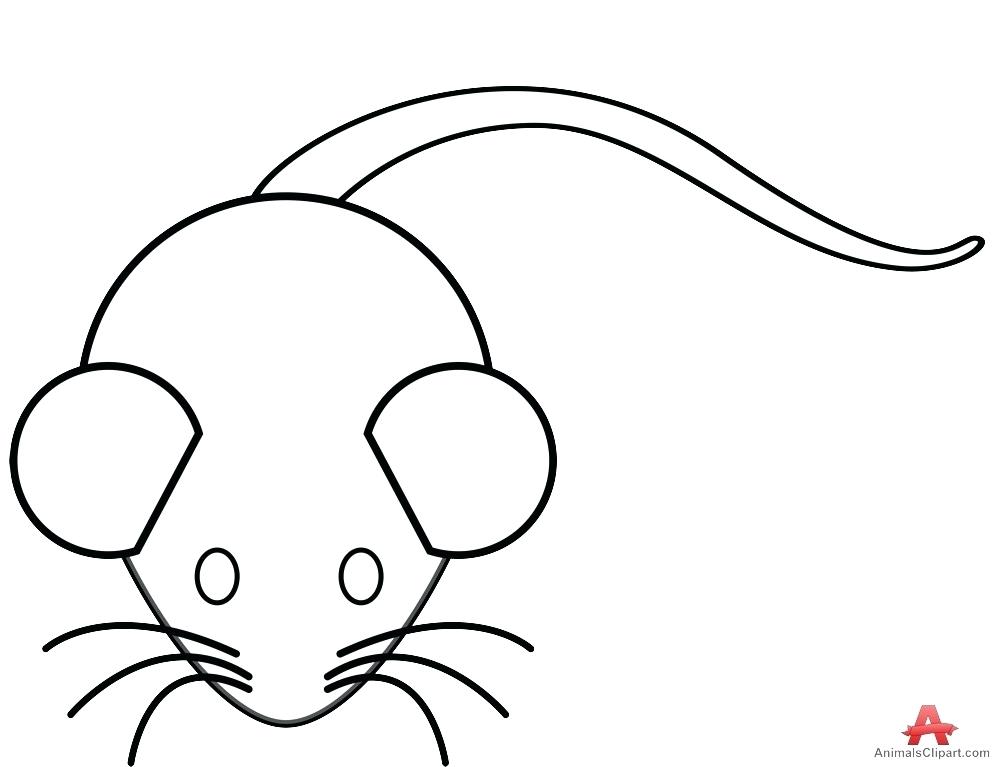 999x767 outline of a mouse mouse rodent multicolored outline icons element