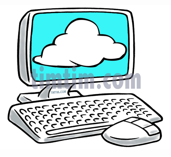 558x513 Free Drawing Of Cloud Computer From The Category Business